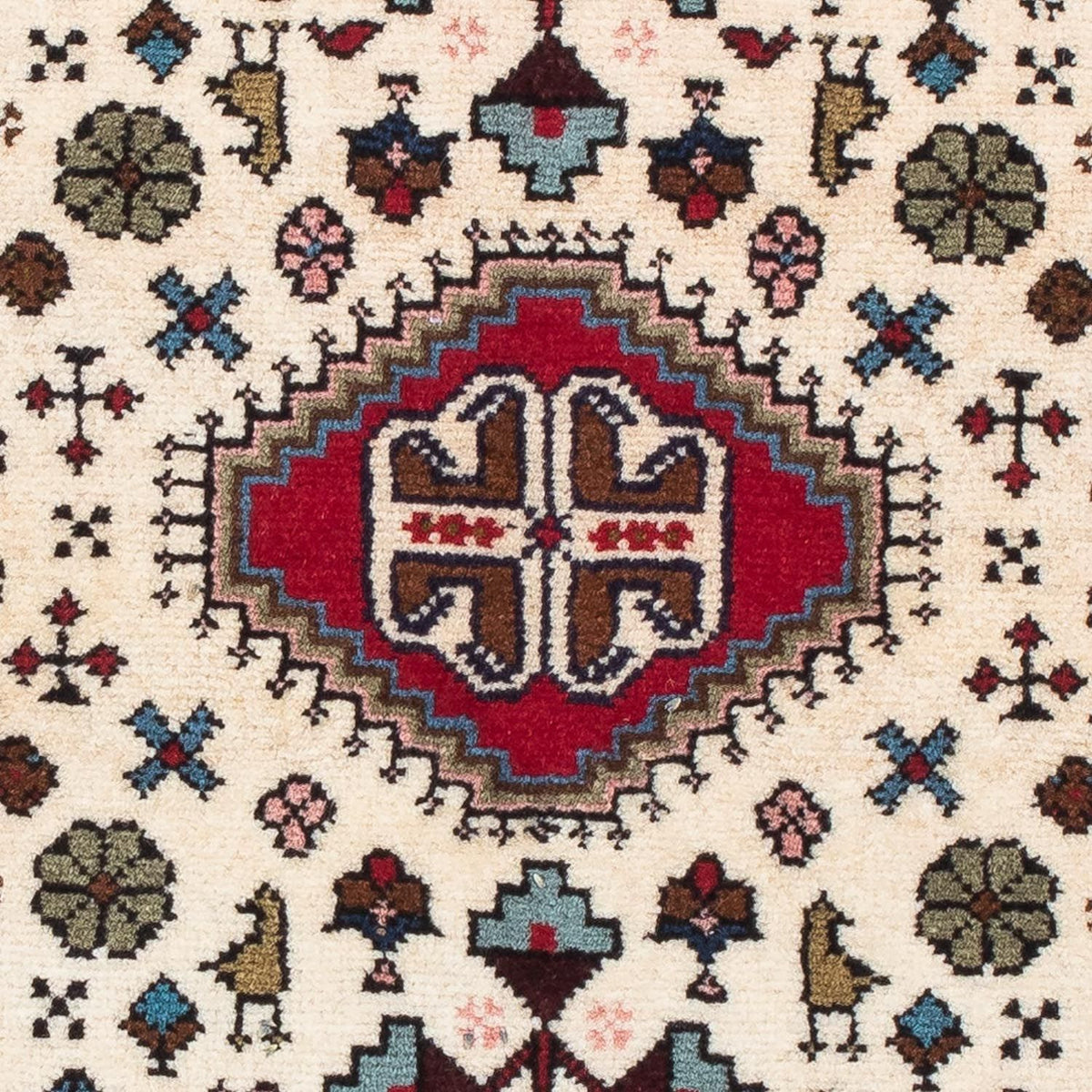 Perzisch Tapijt - Nomadisch - 116 x 75 cm - beige