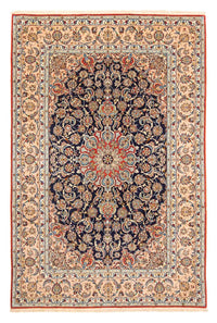 Perzisch tapijt - Isfahan - Premium - 300 x 200 cm - donkerblauw