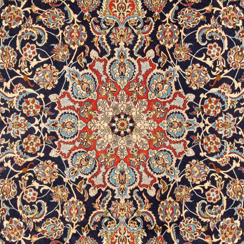 Perzisch tapijt - Isfahan - Premium - 300 x 200 cm - donkerblauw
