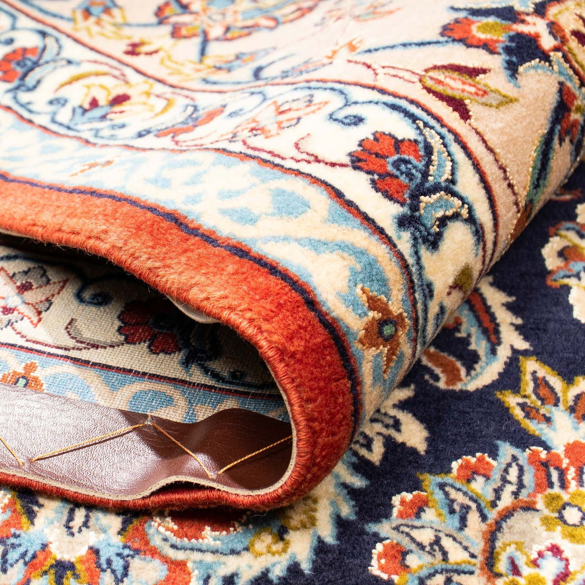 Perzisch tapijt - Isfahan - Premium - 300 x 200 cm - donkerblauw