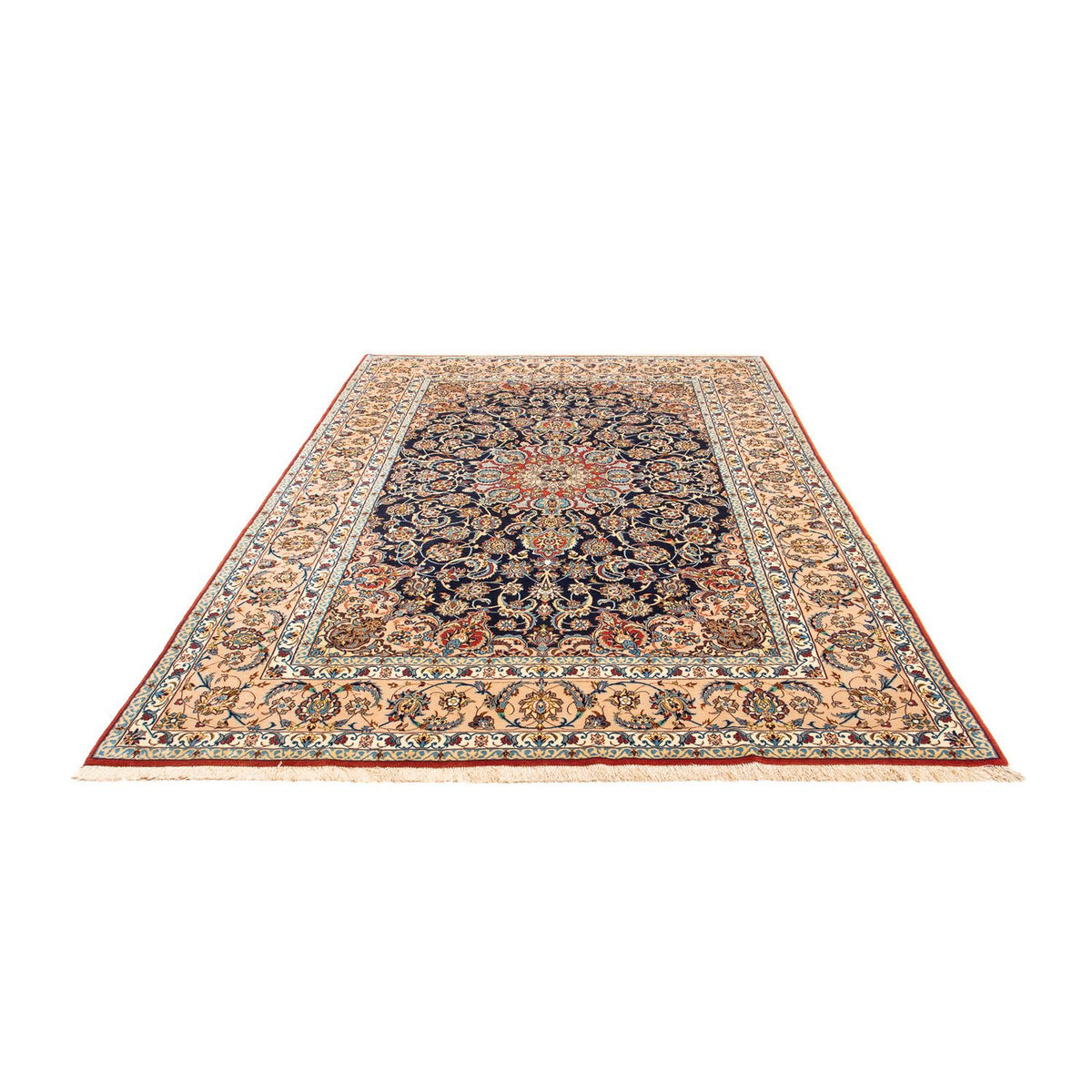 Perzisch tapijt - Isfahan - Premium - 300 x 200 cm - donkerblauw