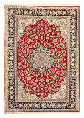 Perzisch tapijt - Isfahan - Premium - 370 x 253 cm - donkerrood