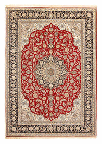 Perzisch tapijt - Isfahan - Premium - 370 x 253 cm - donkerrood