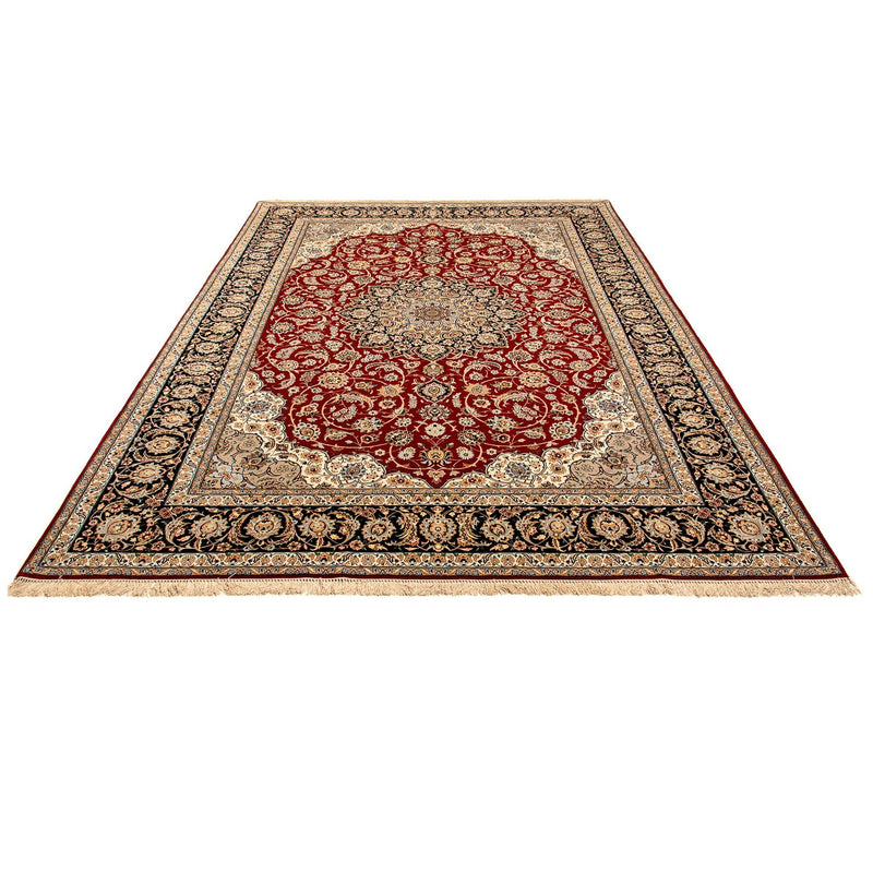 Perzisch tapijt - Isfahan - Premium - 370 x 253 cm - donkerrood