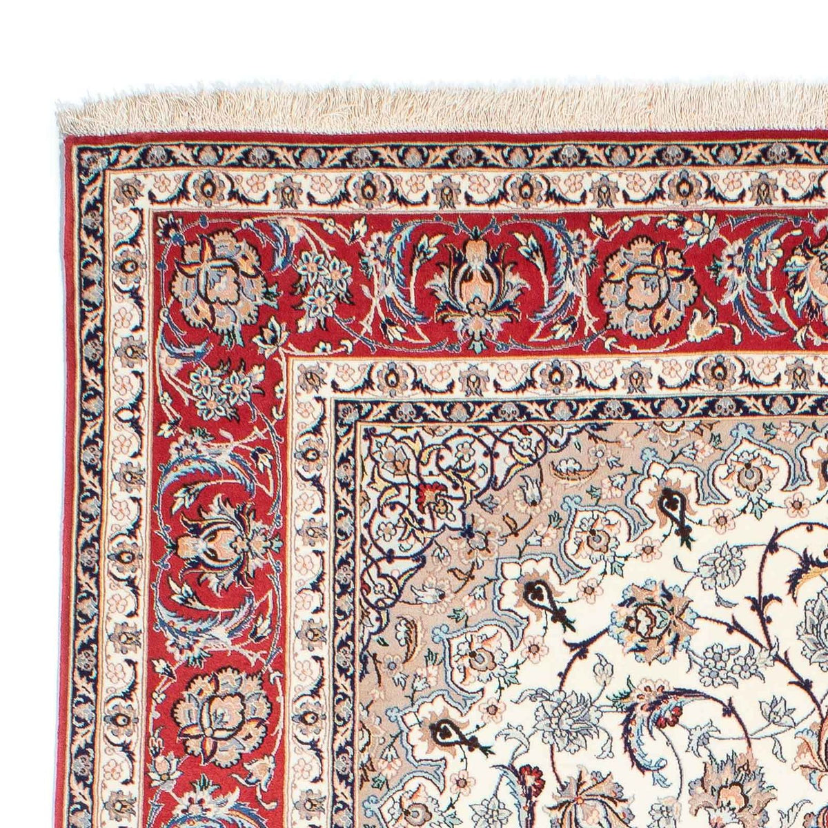 Perzisch tapijt - Isfahan - Premium - 243 x 156 cm - beige