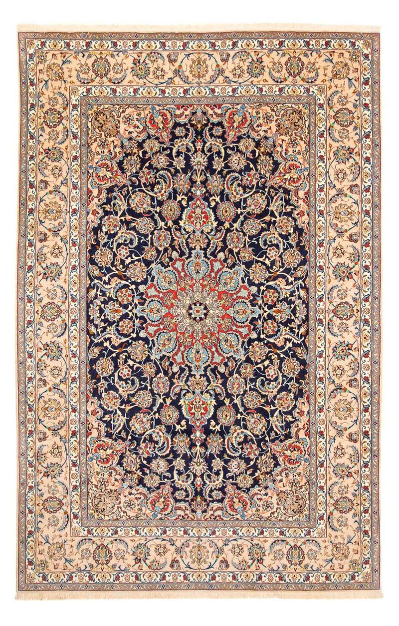 Perzisch tapijt - Isfahan - Premium - 308 x 200 cm - donkerblauw