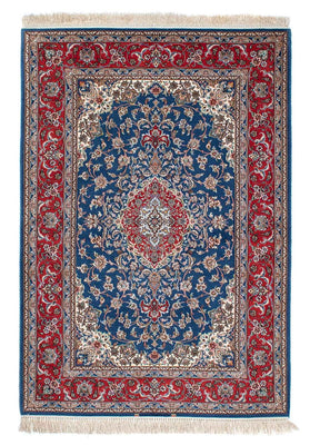 Perzisch tapijt - Isfahan - Premium - 198 x 133 cm - blauw