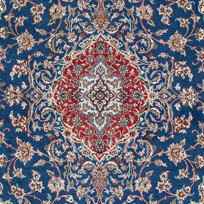 Perzisch tapijt - Isfahan - Premium - 198 x 133 cm - blauw