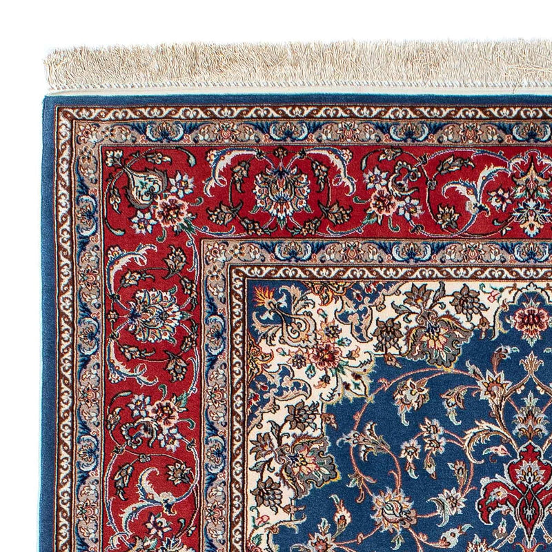Perzisch tapijt - Isfahan - Premium - 198 x 133 cm - blauw