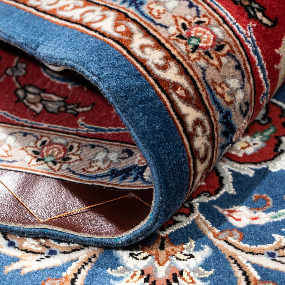 Perzisch tapijt - Isfahan - Premium - 198 x 133 cm - blauw