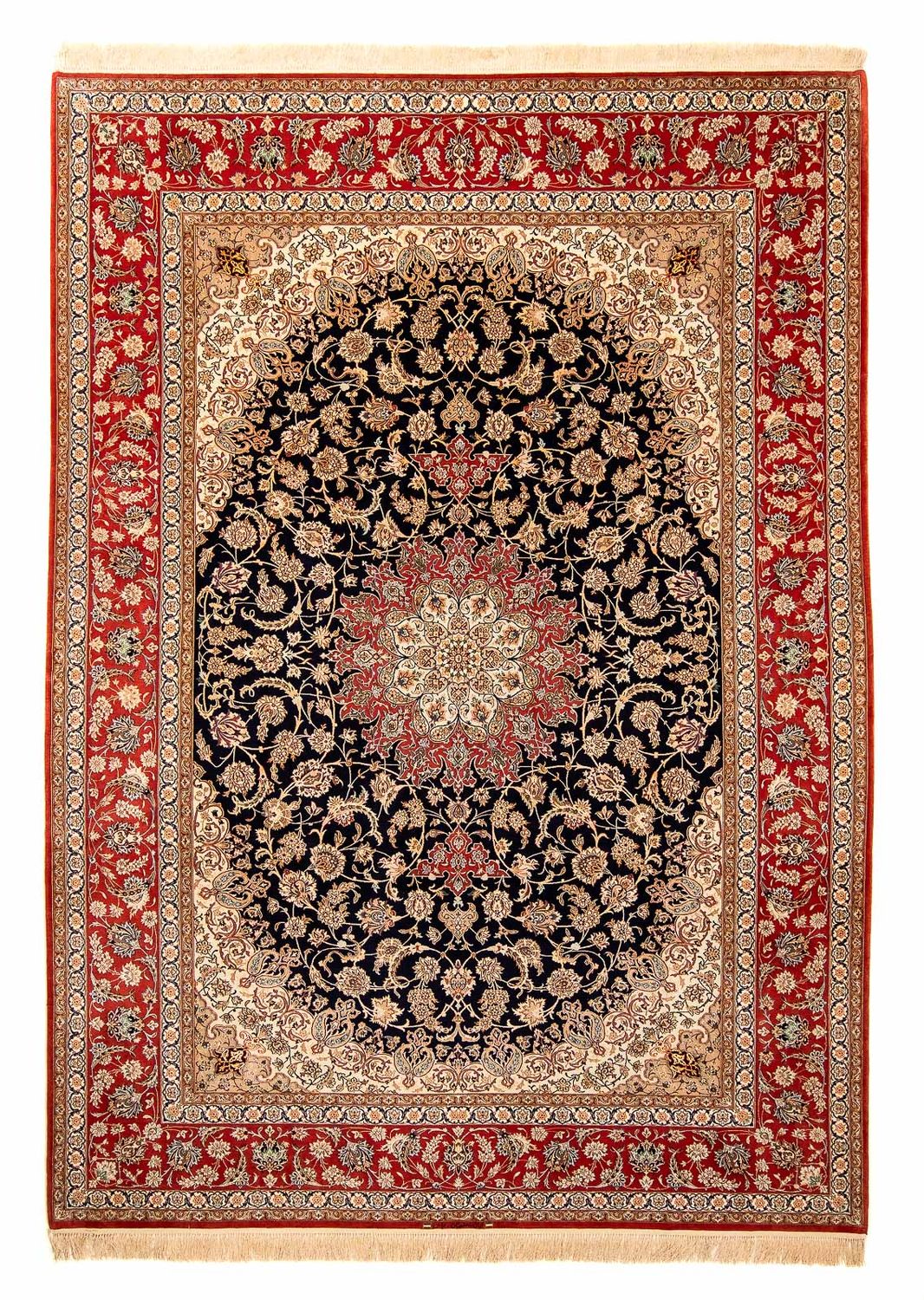 Perzisch tapijt - Isfahan - Premium - 344 x 255 cm - donkerrood