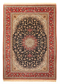 Perzisch tapijt - Isfahan - Premium - 344 x 255 cm - donkerrood