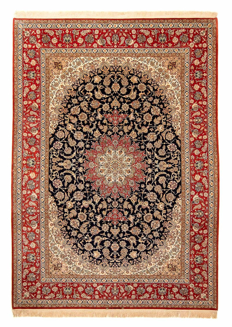 Perzisch tapijt - Isfahan - Premium - 344 x 255 cm - donkerrood