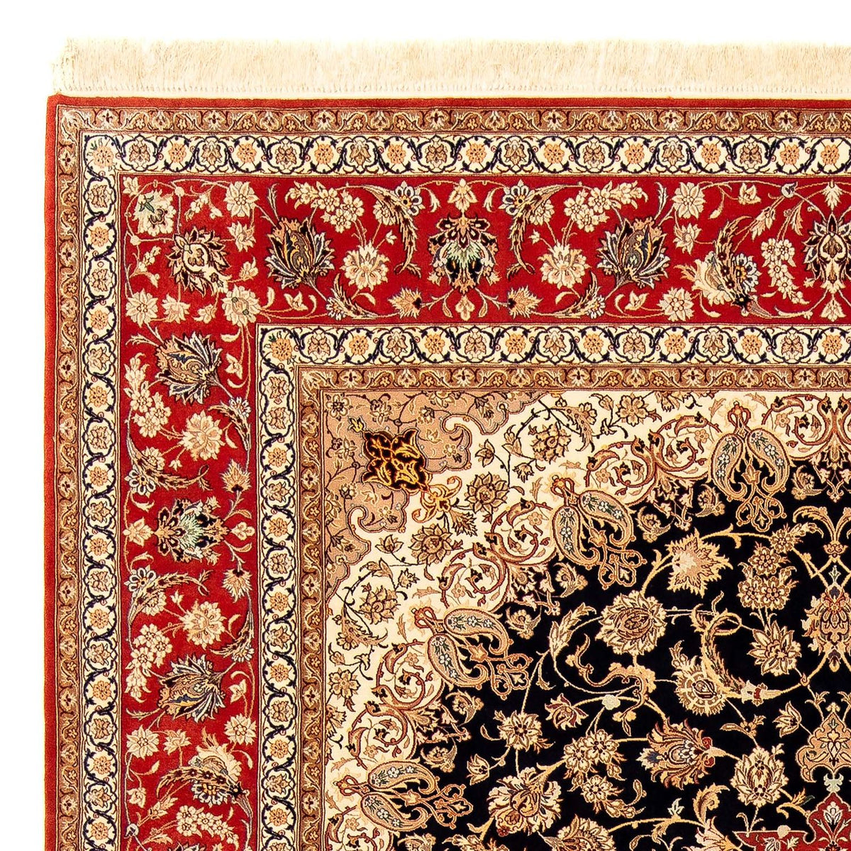 Perzisch tapijt - Isfahan - Premium - 344 x 255 cm - donkerrood