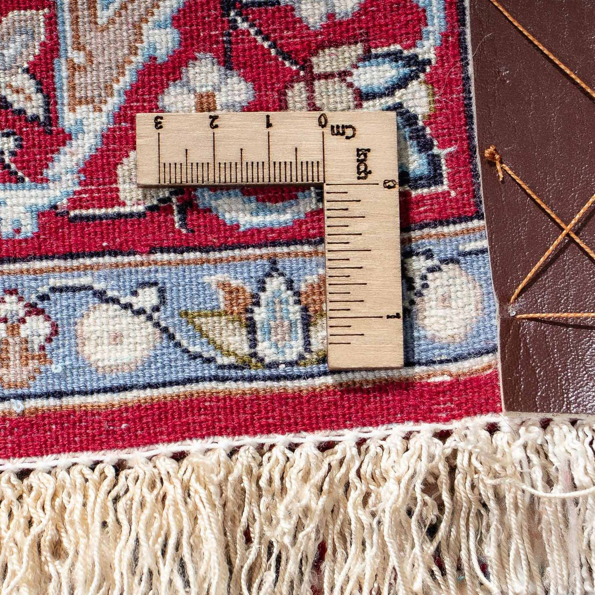 Perzisch tapijt - Isfahan - Premium - 104 x 71 cm - donkerrood