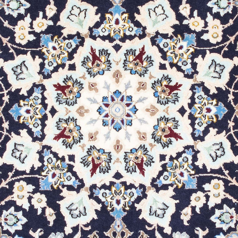 Perzisch tapijt - Isfahan - Premium - 104 x 72 cm - donkerblauw