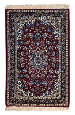 Perzisch tapijt - Isfahan - Premium - 108 x 70 cm - donkerrood