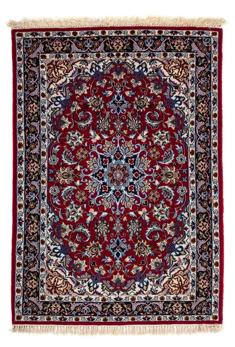 Perzisch tapijt - Isfahan - Premium - 101 x 71 cm - donkerrood