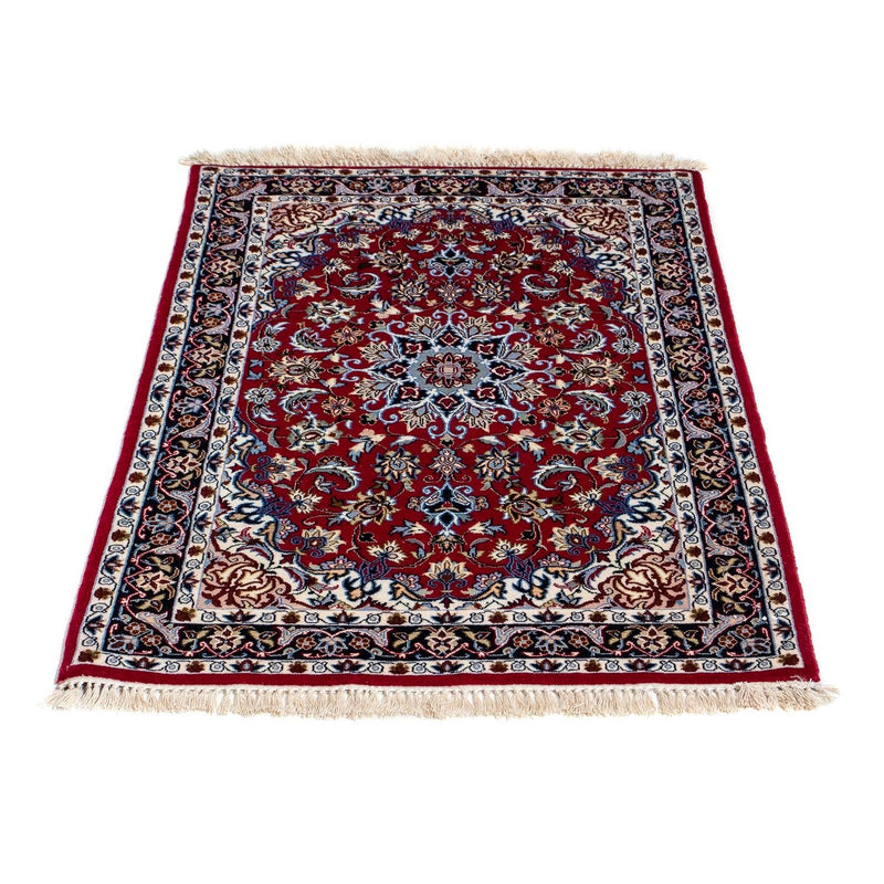 Perzisch tapijt - Isfahan - Premium - 101 x 71 cm - donkerrood