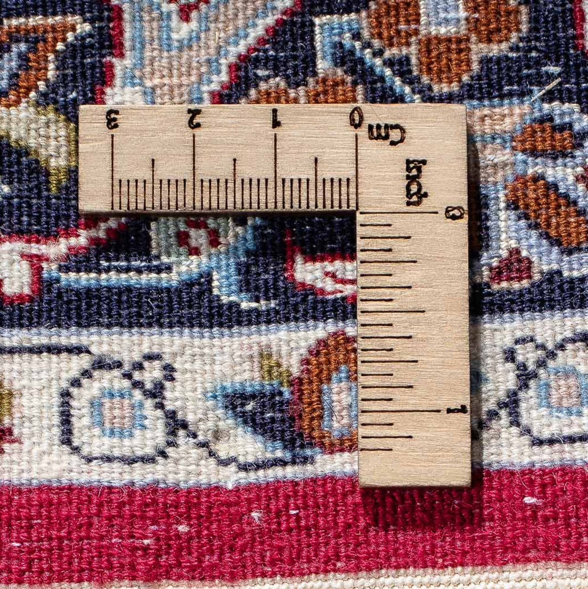 Perzisch tapijt - Isfahan - Premium - 101 x 71 cm - donkerrood