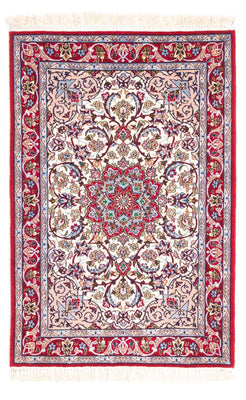 Perzisch tapijt - Isfahan - Premium - 105 x 70 cm - beige