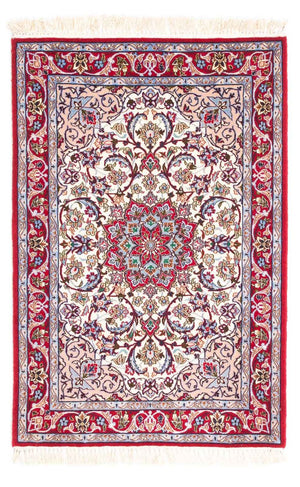 Perzisch tapijt - Isfahan - Premium - 105 x 70 cm - beige