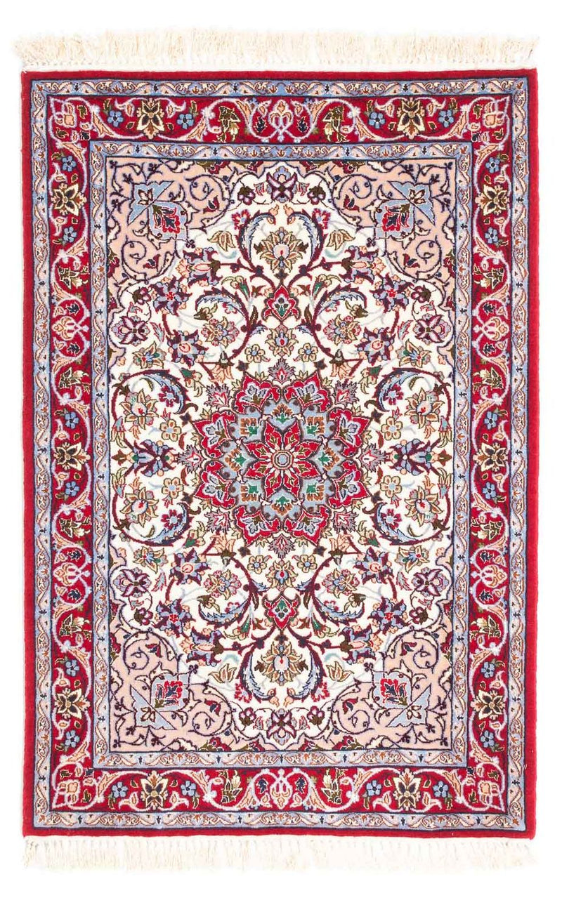 Perzisch tapijt - Isfahan - Premium - 105 x 70 cm - beige