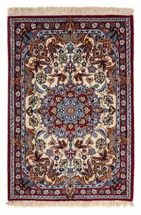 Perzisch tapijt - Isfahan - Premium - 100 x 73 cm - donkerrood