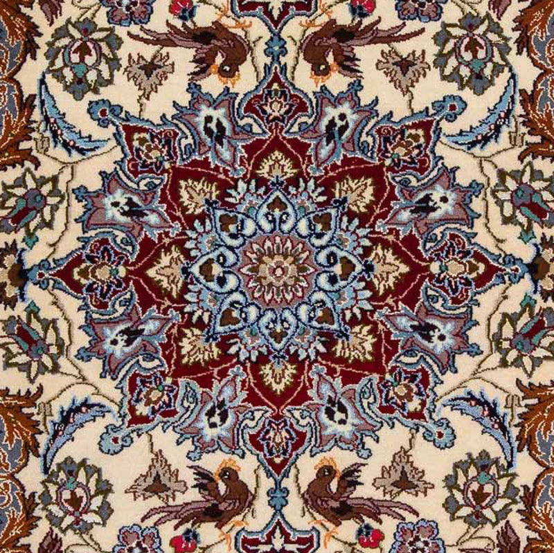 Perzisch tapijt - Isfahan - Premium - 100 x 73 cm - donkerrood