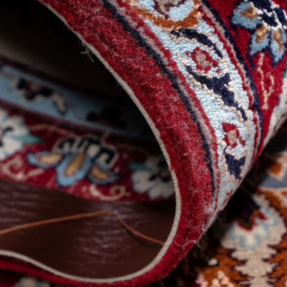 Perzisch tapijt - Isfahan - Premium - 100 x 73 cm - donkerrood