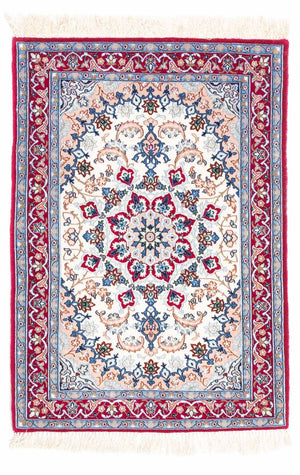 Perzisch tapijt - Isfahan - Premium - 100 x 71 cm - beige