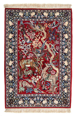 Perzisch tapijt - Isfahan - Premium - 105 x 70 cm - rood