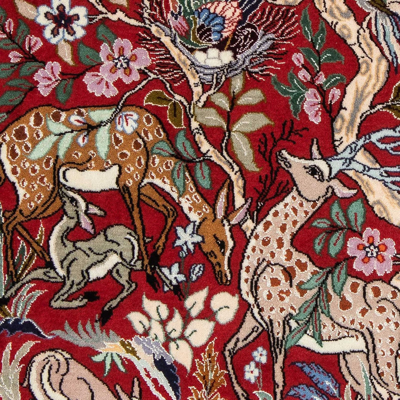 Perzisch tapijt - Isfahan - Premium - 105 x 70 cm - rood