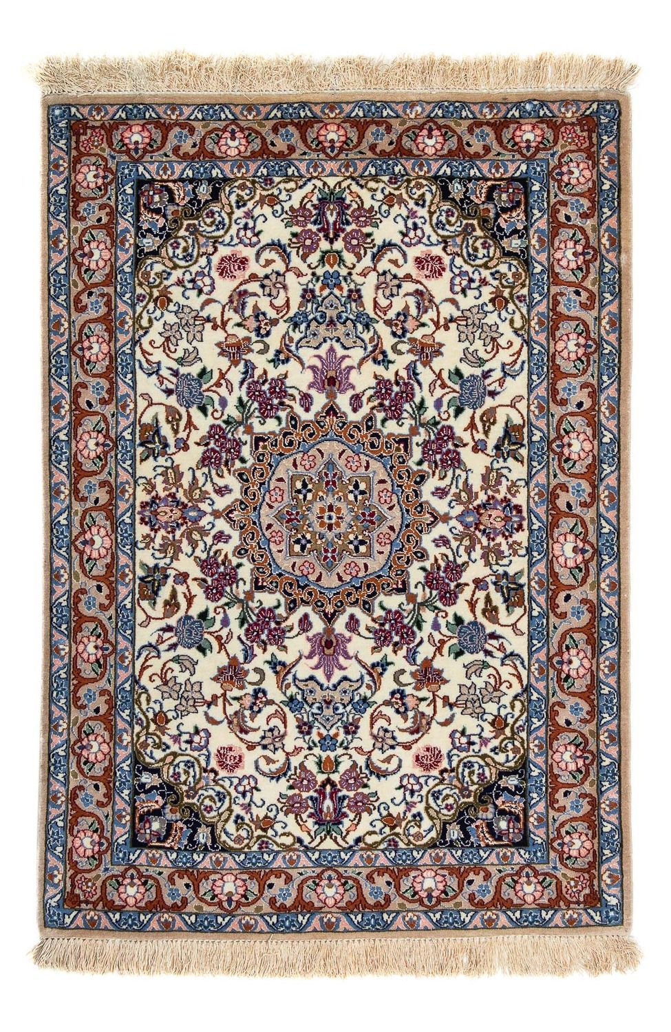 Perzisch tapijt - Isfahan - Premium - 102 x 70 cm - beige