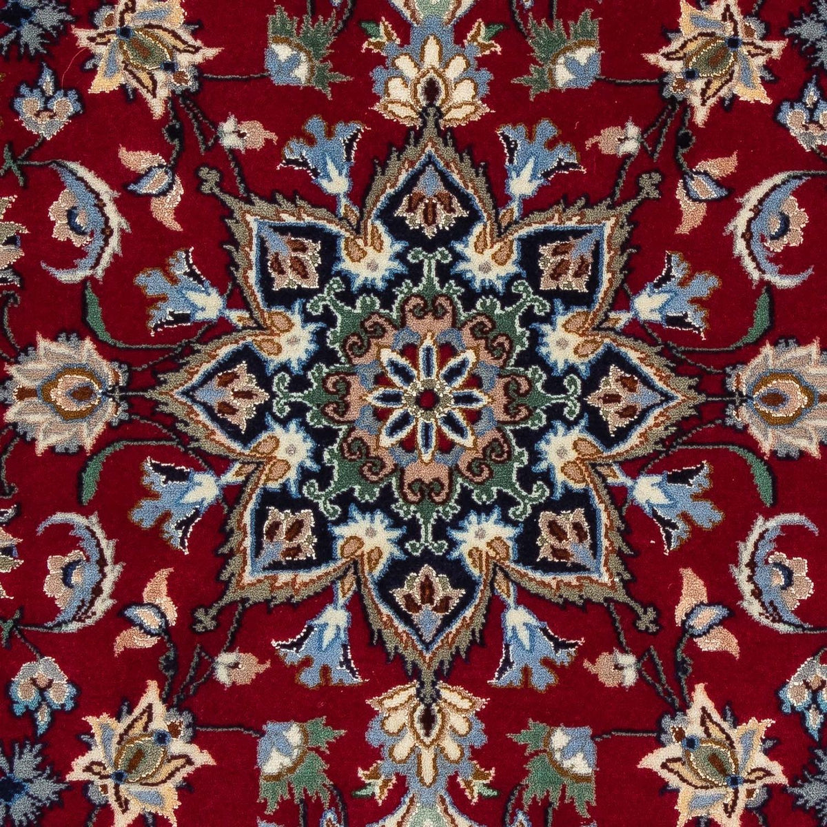 Perzisch tapijt - Isfahan - Premium - 100 x 70 cm - donkerrood