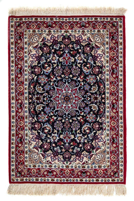 Perzisch tapijt - Isfahan - Premium - 104 x 73 cm - donkerrood