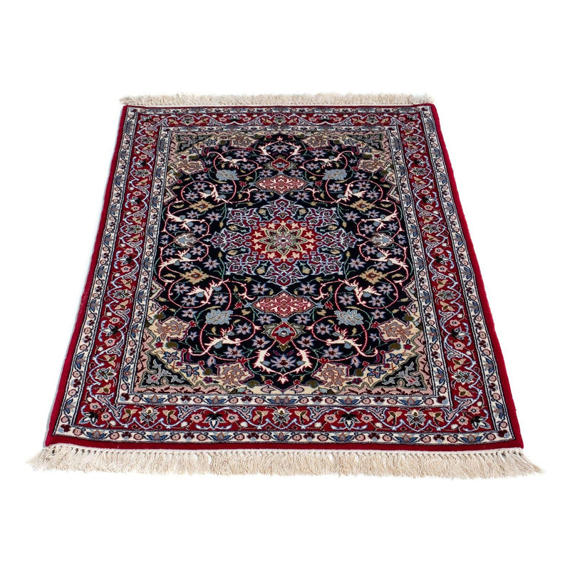 Perzisch tapijt - Isfahan - Premium - 105 x 70 cm - donkerrood