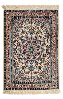 Perzisch tapijt - Isfahan - Premium - 101 x 70 cm - beige