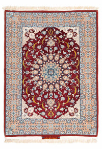 Perzisch tapijt - Isfahan - Premium - 119 x 84 cm - donkerrood