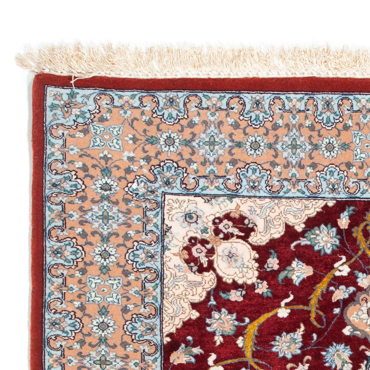 Perzisch tapijt - Isfahan - Premium - 119 x 84 cm - donkerrood