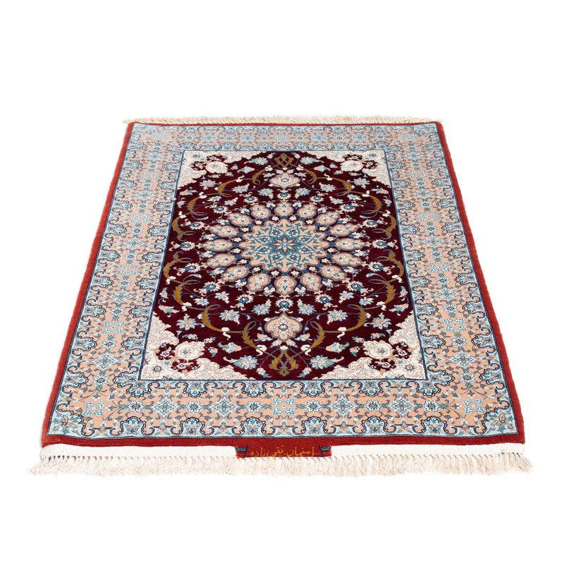 Perzisch tapijt - Isfahan - Premium - 119 x 84 cm - donkerrood