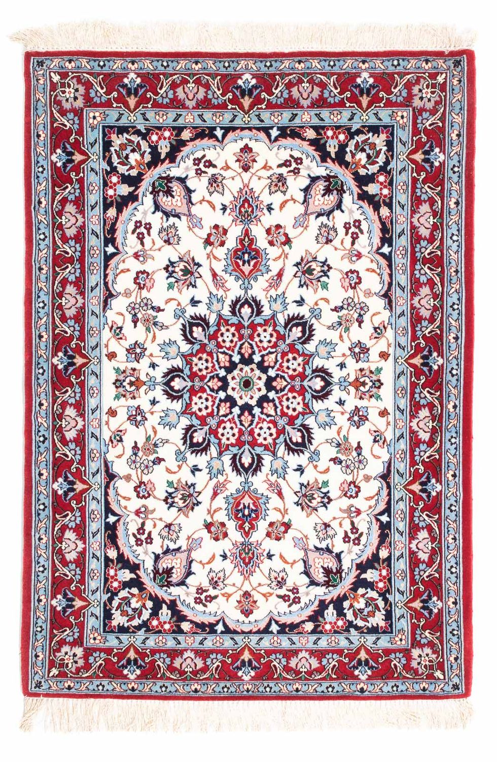 Perzisch tapijt - Isfahan - Premium - 121 x 82 cm - beige