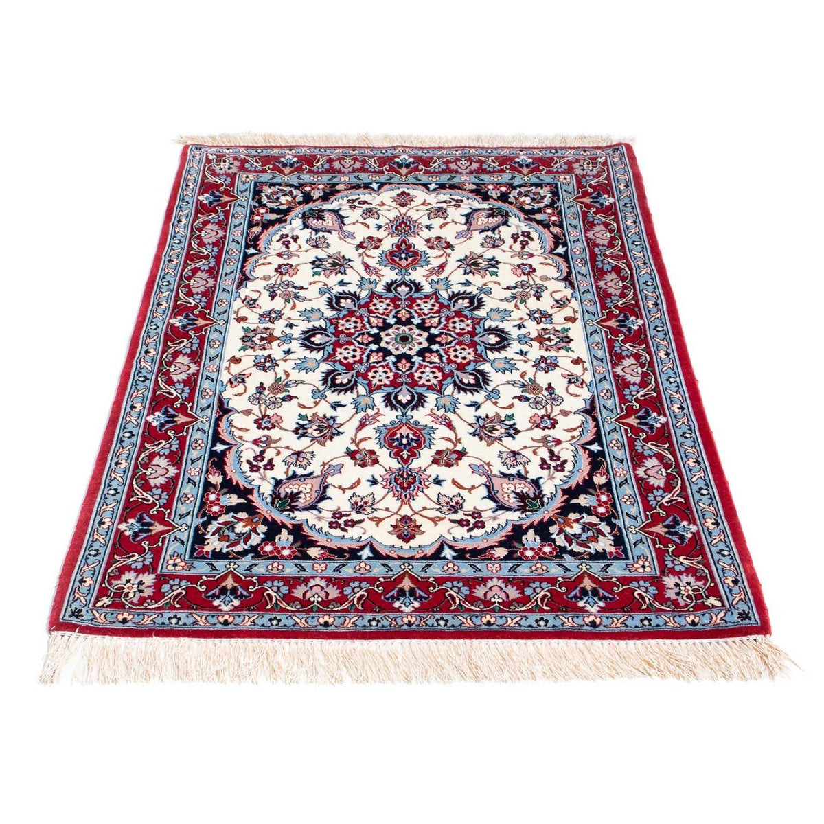 Perzisch tapijt - Isfahan - Premium - 121 x 82 cm - beige