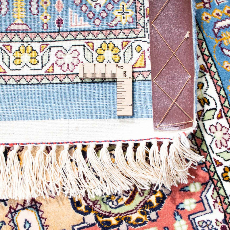 Perzisch tapijt - Isfahan - Premium - 126 x 83 cm - lichtblauw