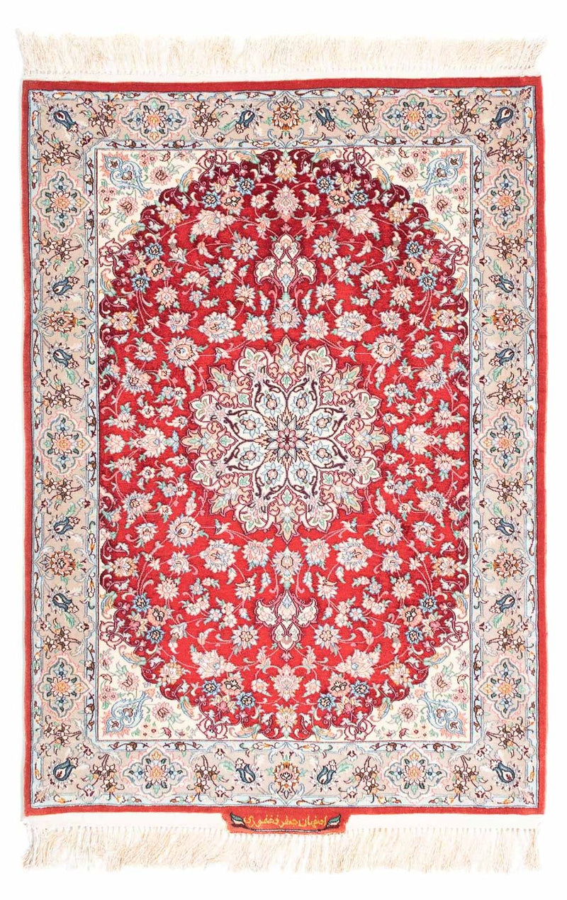 Perzisch tapijt - Isfahan - Premium - 119 x 84 cm - rood