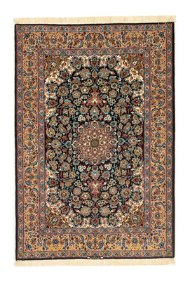 Perzisch tapijt - Isfahan - Premium - 165 x 110 cm - zwart