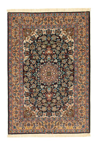Perzisch tapijt - Isfahan - Premium - 165 x 110 cm - zwart