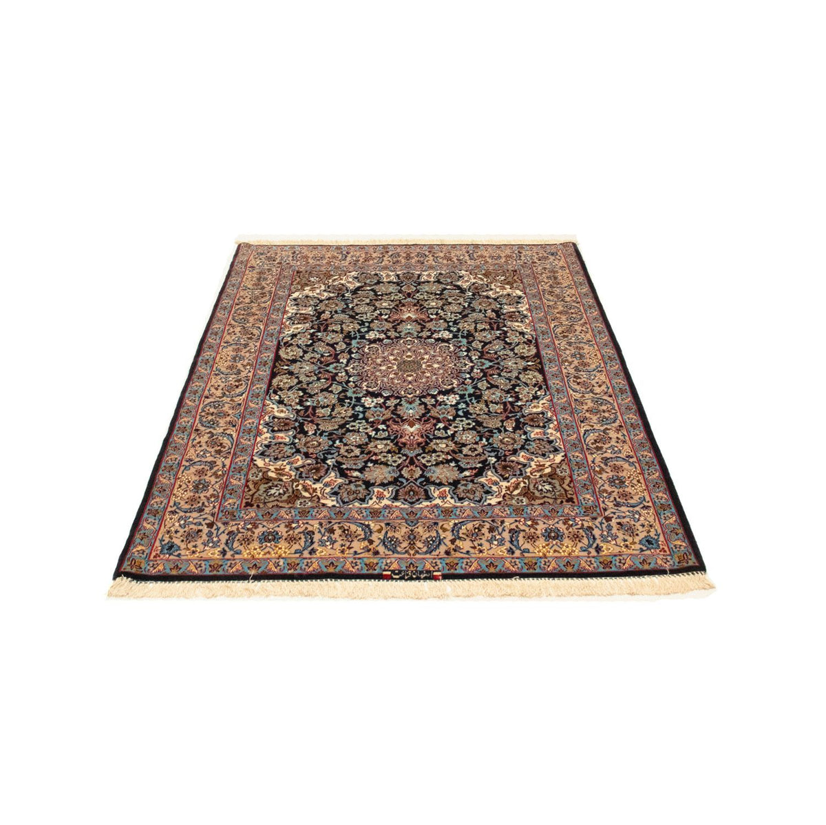 Perzisch tapijt - Isfahan - Premium - 165 x 110 cm - zwart