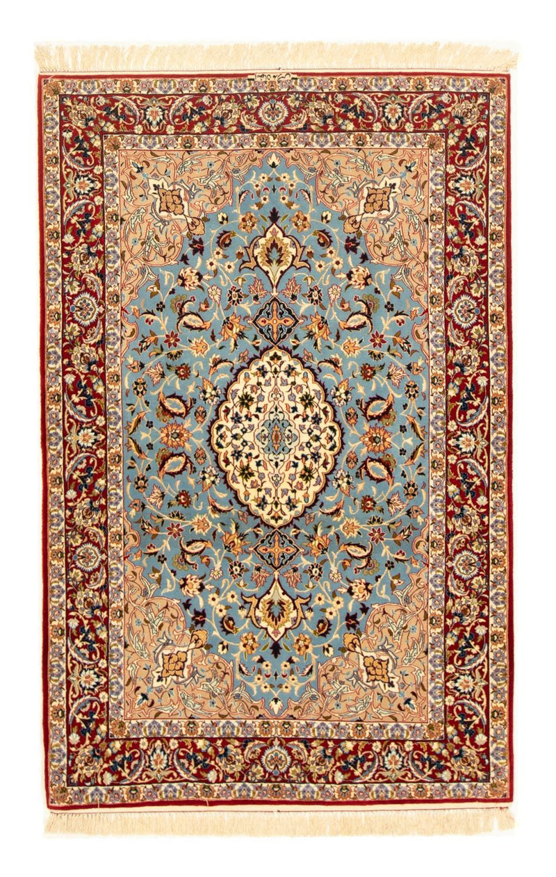 Perzisch tapijt - Isfahan - Premium - 172 x 112 cm - lichtblauw