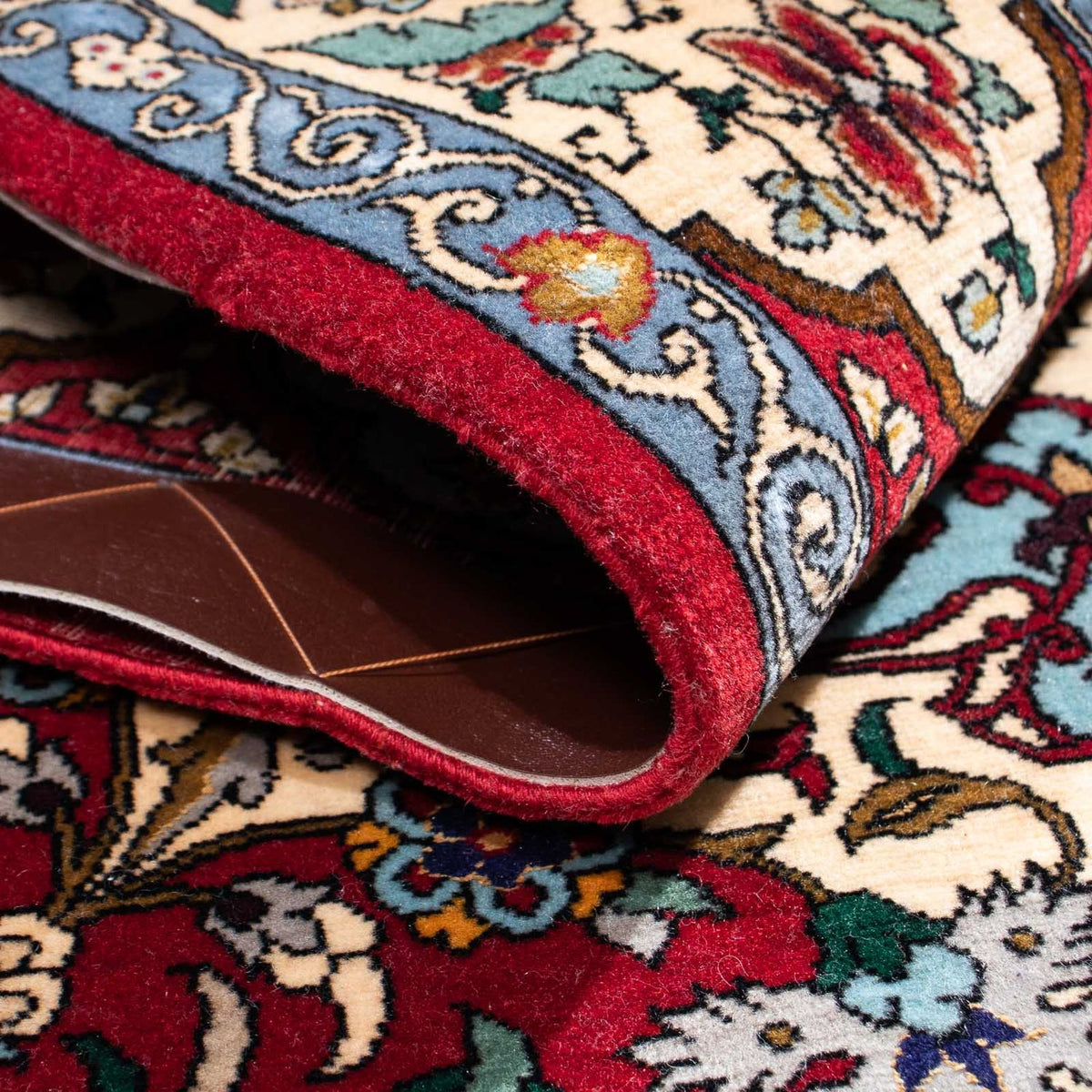 Perzisch tapijt - Isfahan - Premium - 137 x 90 cm - donkerrood